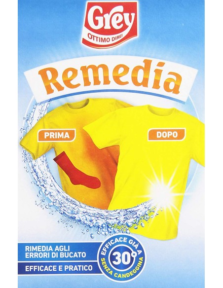 Remedia Grey Polvere - 200g - Rimedia Agli Errori Di Bucato